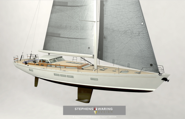 yacht sketch design