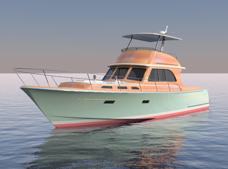 A Fresh Design! Announcing a 57-foot All-Custom, Composite Express ...