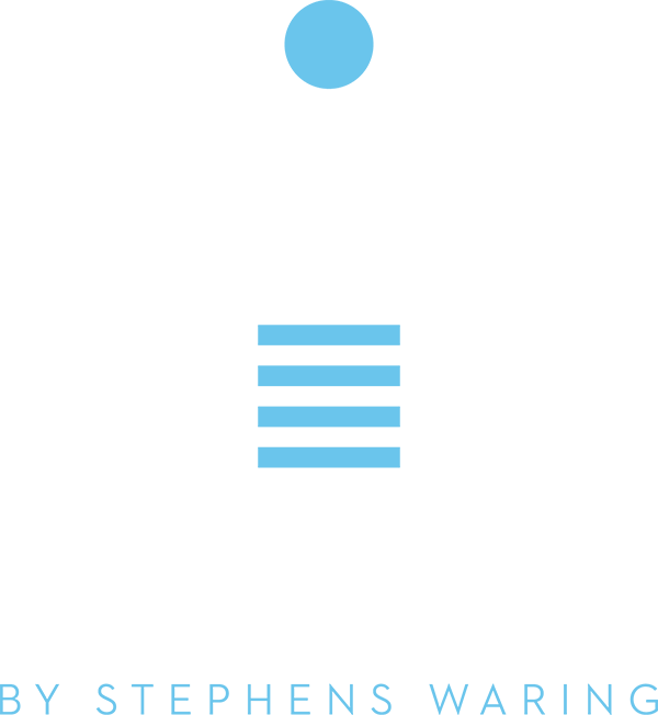 Immerst by Stephens Waring Yacht Design logo with blue