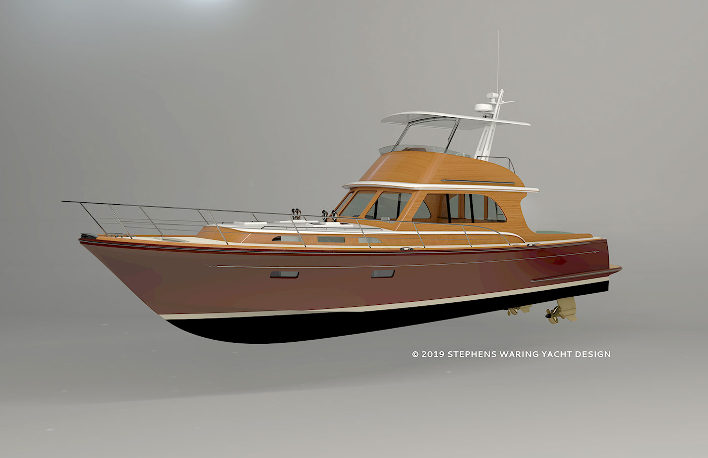 CW Hood Yachts – 57 Classic Express - Stephens Waring Yacht Design