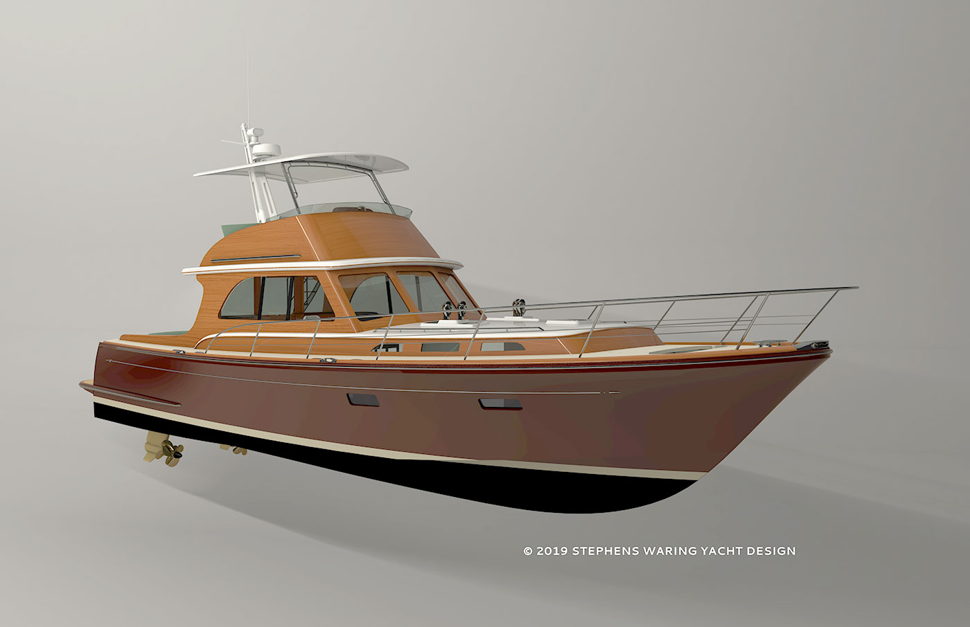 CW Hood Yachts – 57 Classic Express - Stephens Waring Yacht Design