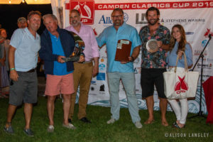 A photo of the winners of the 2019 Camden Classics Cup posing with their trophies